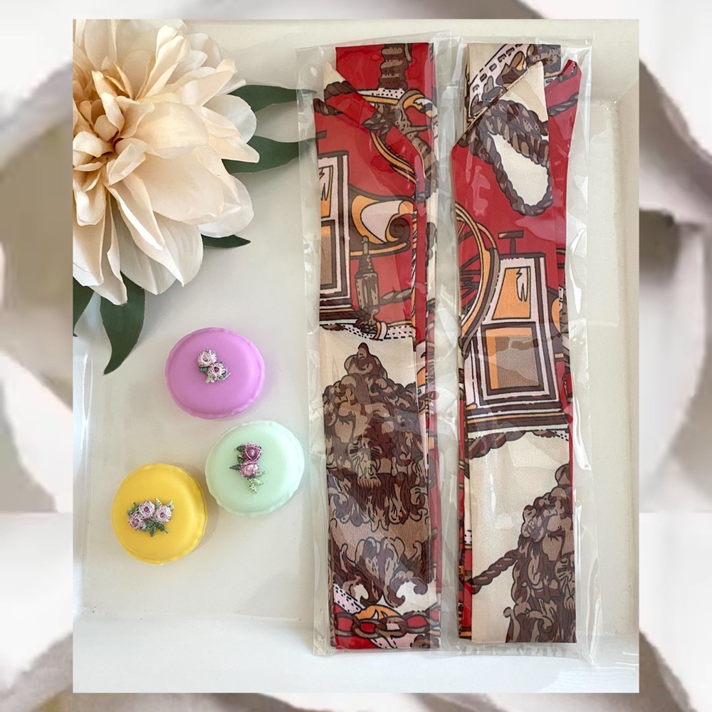 Handbag Skinny Scarf Set • 3/$20